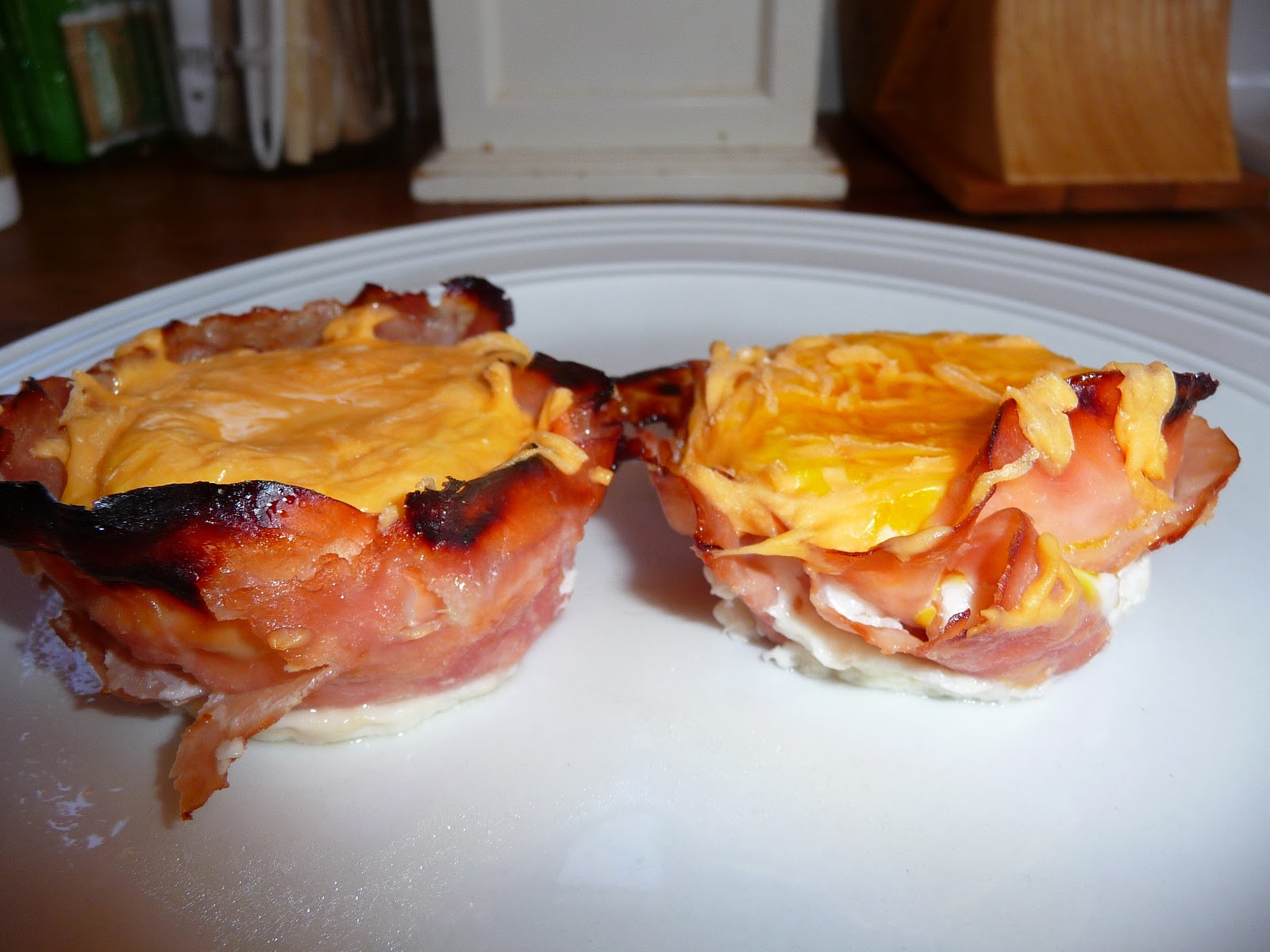 Better Version of Me Eggs baked in muffin tins and an Eggs Benedict