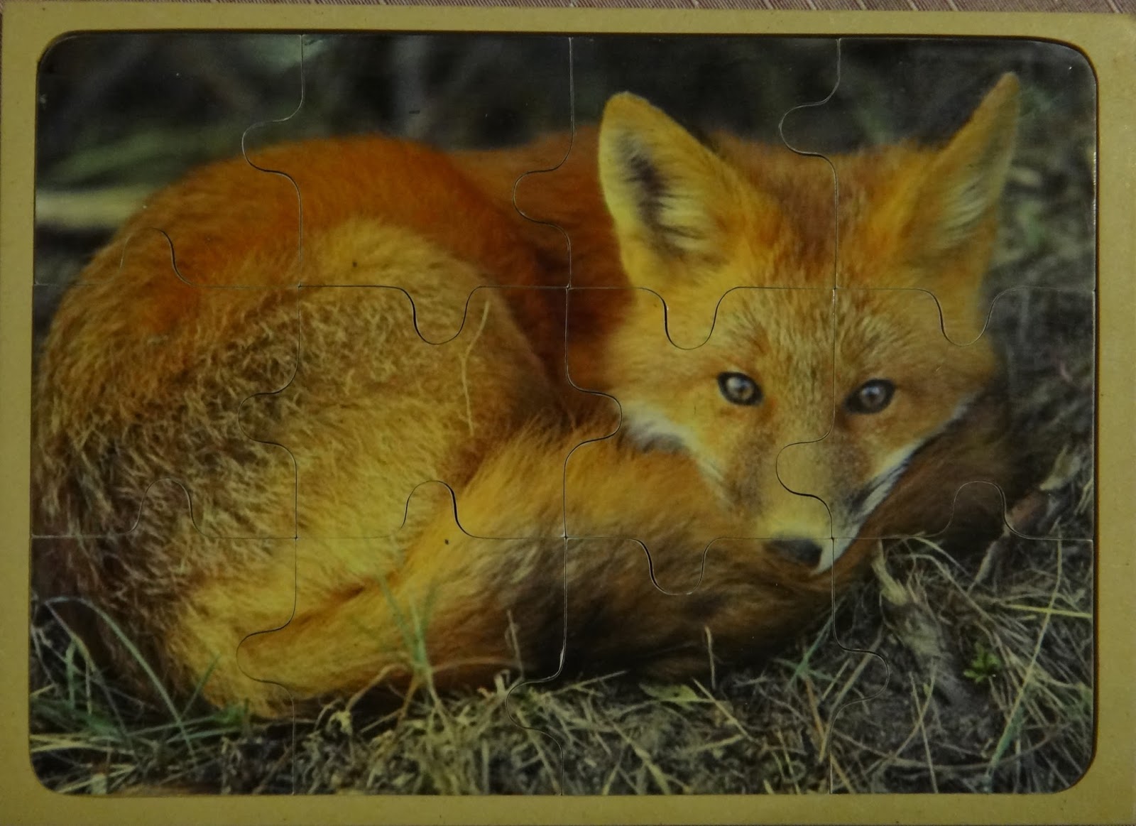 ROMPECABEZAS DE MADERA Rompecabeza Zorro