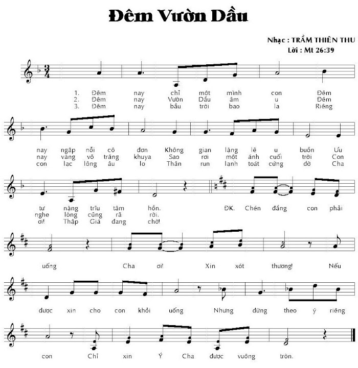 Thánh Ca: Đêm Vườn Dầu
