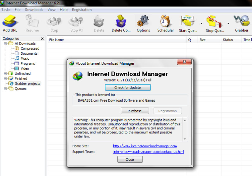internet download manager 6.21 patch and crack