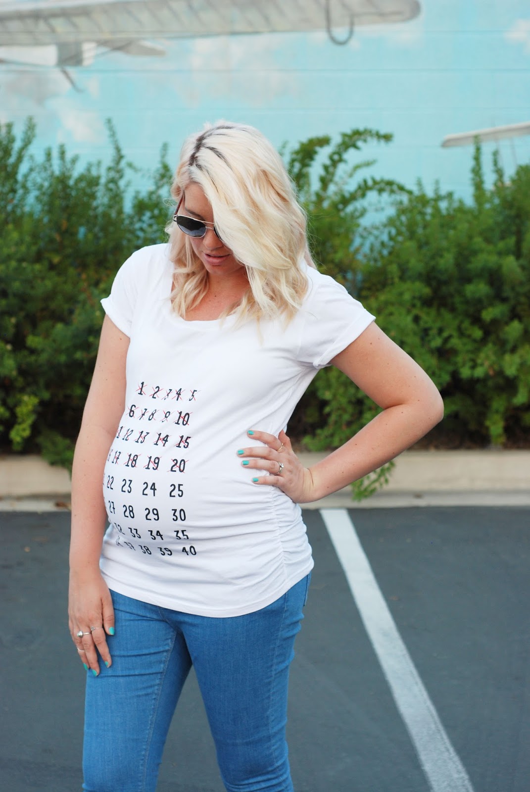 Maternity Countdown Tee, Pregnant Outfit