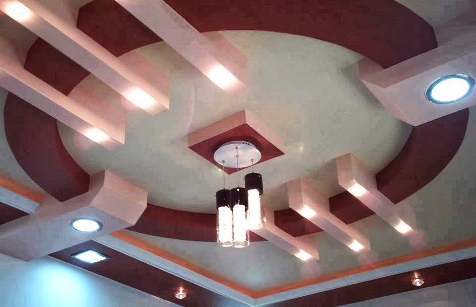 Salon marocaine moderne Décoration de faux plafonds