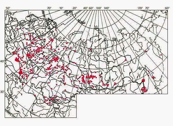 Карта комаров и мошек