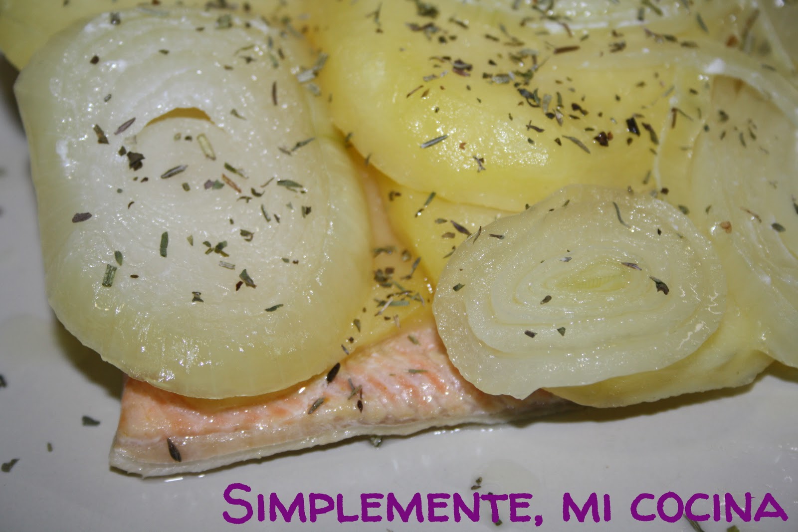 Simplemente, mi cocina Salmón en papillote