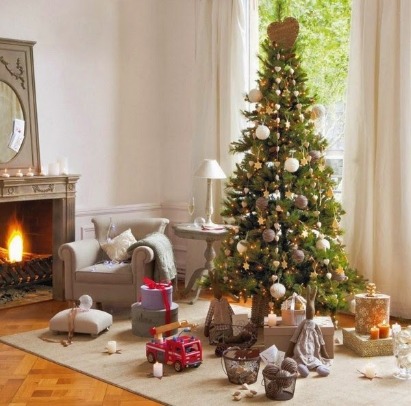 Decorate a living room for Christmas – 25 inspirations