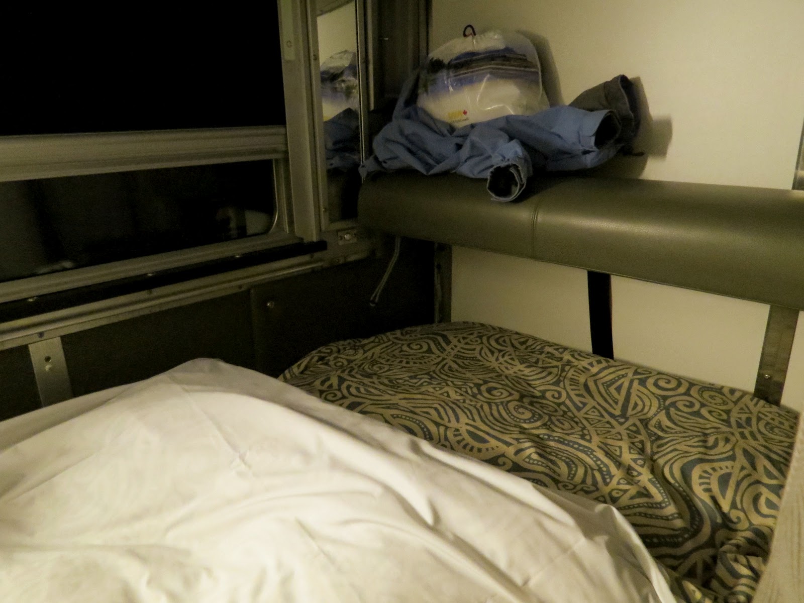 Destination Mike: VIA Rail Sleeper Plus Class - Berths, Shower, Washroom