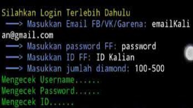 Cara Hack Diamond FF Dengan Termux