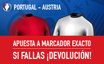 sportium bono 25 euros Eurocopa 2016 Portugal vs Austria 18 junio sportium bono 25 euros Eurocopa 2016 Portugal vs Austria 18 junio