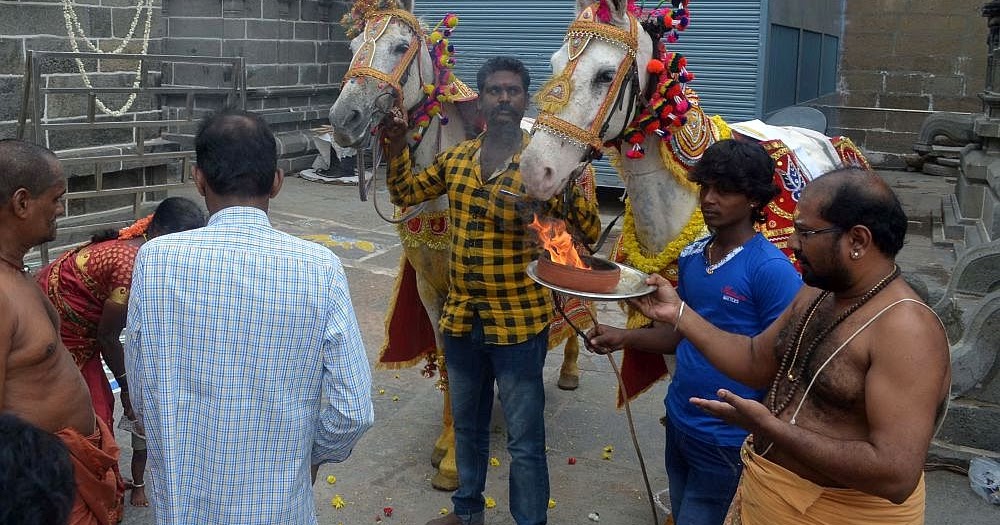 Arunachaleswarar Mahakumbhabhishekam: Cow, Horse, Elephant Puja. Homam\u2014January 28, 2017 ...