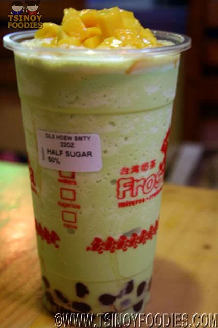 deluxe honeydew smoothie with mango & pearl