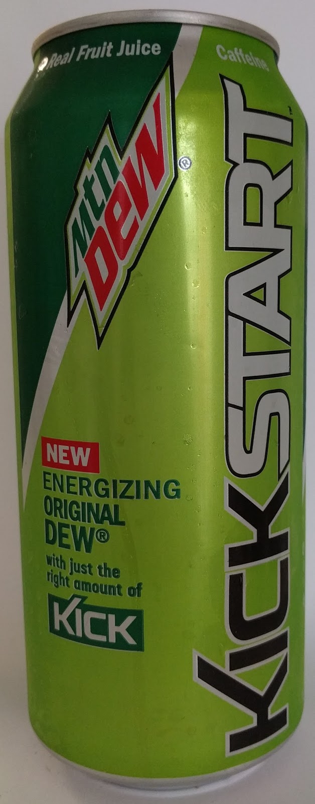 Caffeine King Mtn Dew Kickstart Original Dew Review