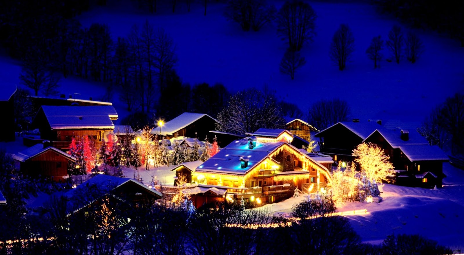 Winter Christmas Desktop Free Wallpaper