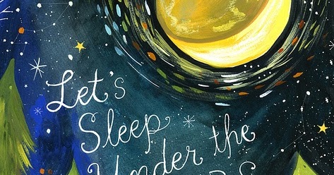 vignette design: Let's Sleep Under The Stars