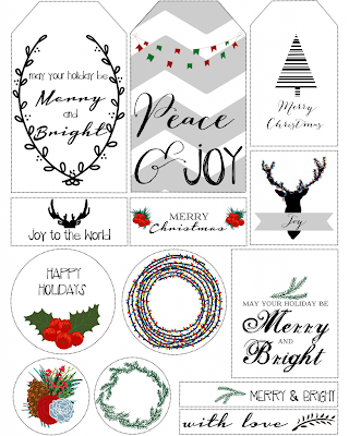 free printable Christmas gift tags