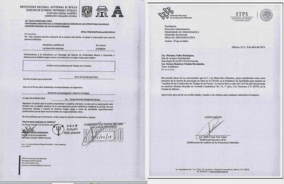 Revision de la NOM de un proceso de trabajo