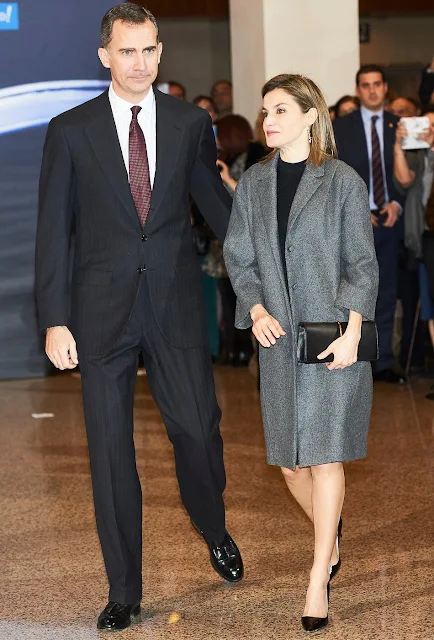 King Felipe VI and Queen Letizia of Spain attended the concert "In Memoriam" in tribute to the victims of the terrorism in Spain at the National Auditorium