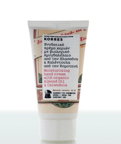 Organic Beauty: Korres Almond Oil & Calendula Hand Cream