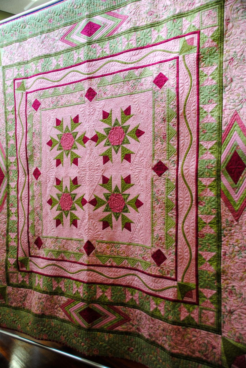 William Morris in Quilting Gumtree Quilters Glow