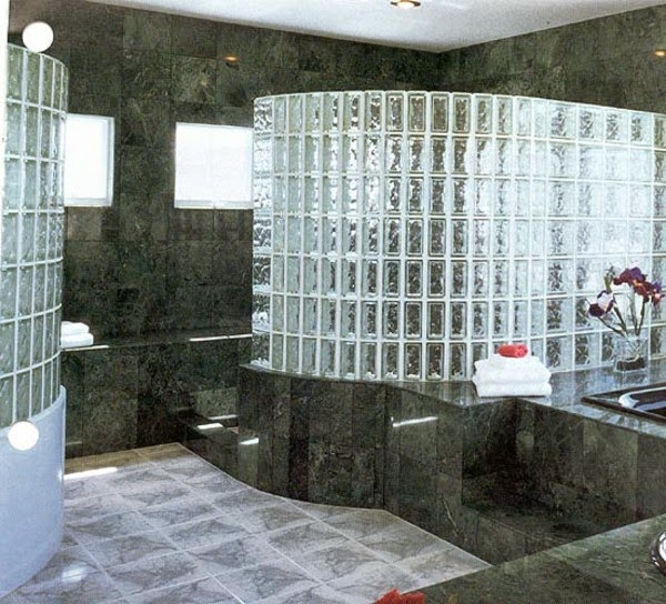Glass blocks for shower – 44 great pictures!
