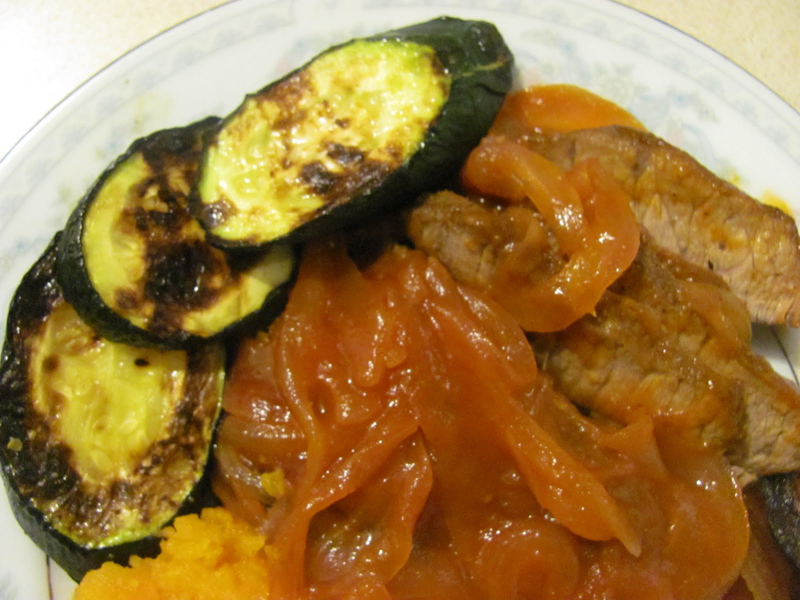 Healthy Choices ChiliRubbed Flank Steak with BBQ Onions