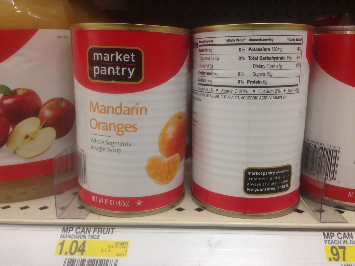Healthy Grocery Mandarin Oranges, Market Pantry Target