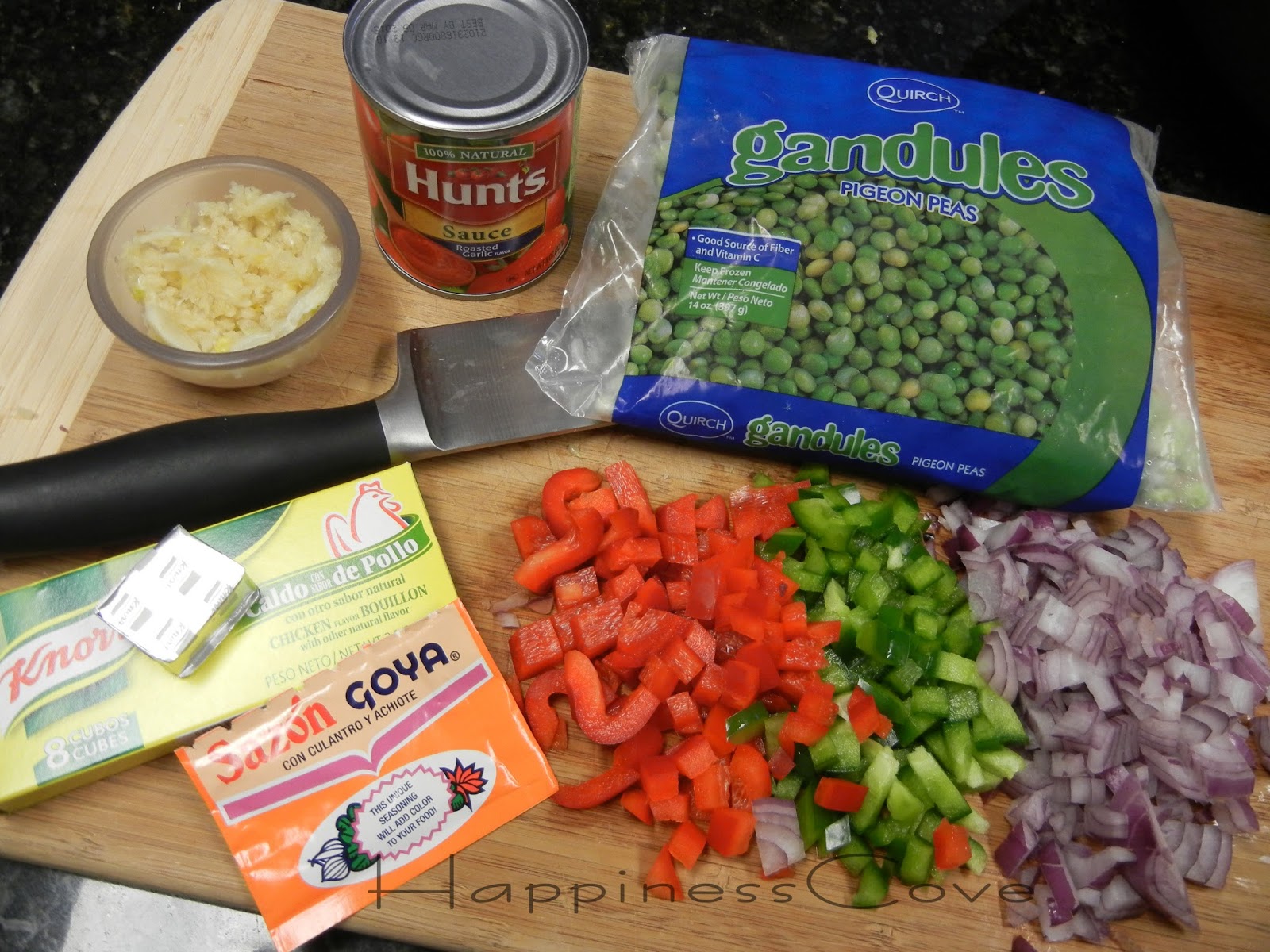 Happiness Cove... Arrocera Arroz Con Gandules Rice Cooker Rice with