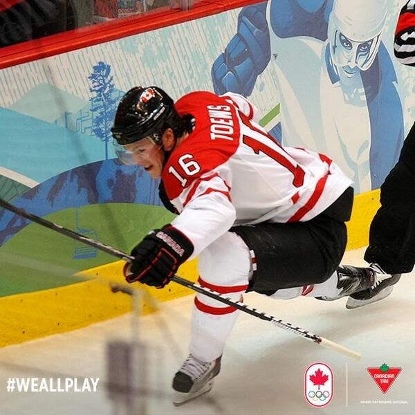 Congrats Jonathan Toews! GoldMedalGame WeAllPlay
