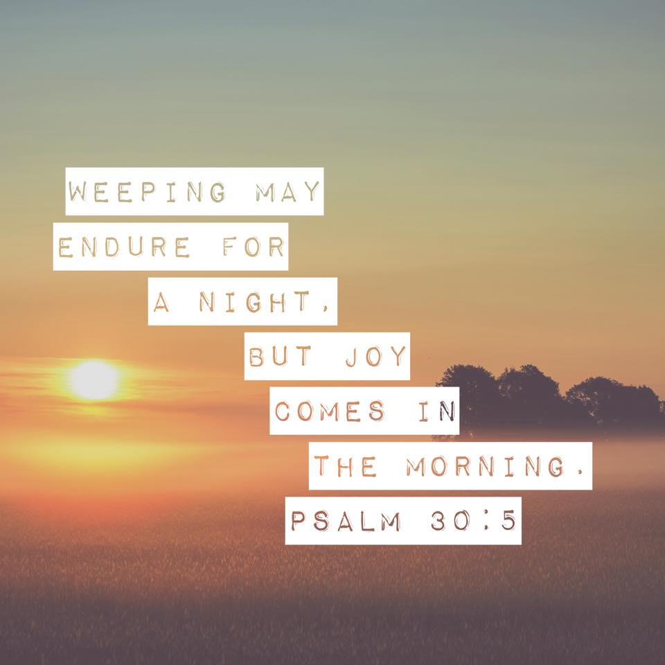 Growing Up In The Word Joy Comes in the Morning