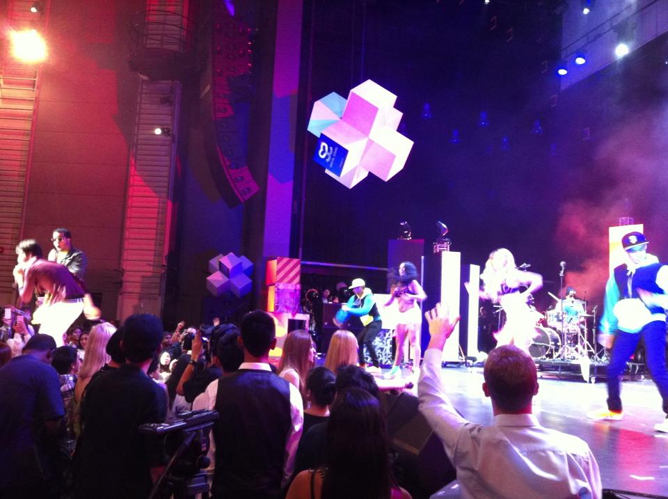 From the other side of the camera... Rubbing elbows with the Rich and