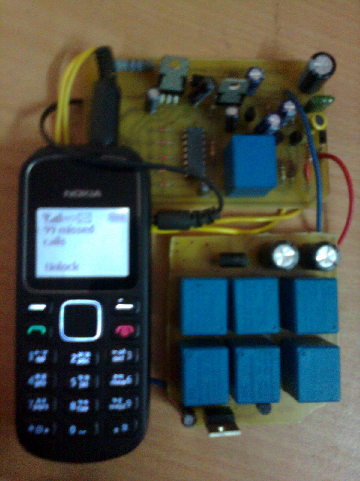 Gsm Based Cell Phone Controlled Remote Switching Circuit