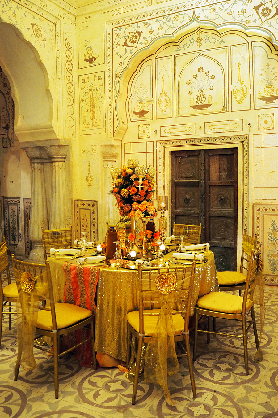 Jaipur, India: A Spectacular Sangeet Party for  an Indian Wedding in Jaigarh Fort