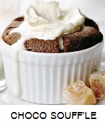 CHOCOLATE SOUFFL?S WITH BROWN SUGAR
