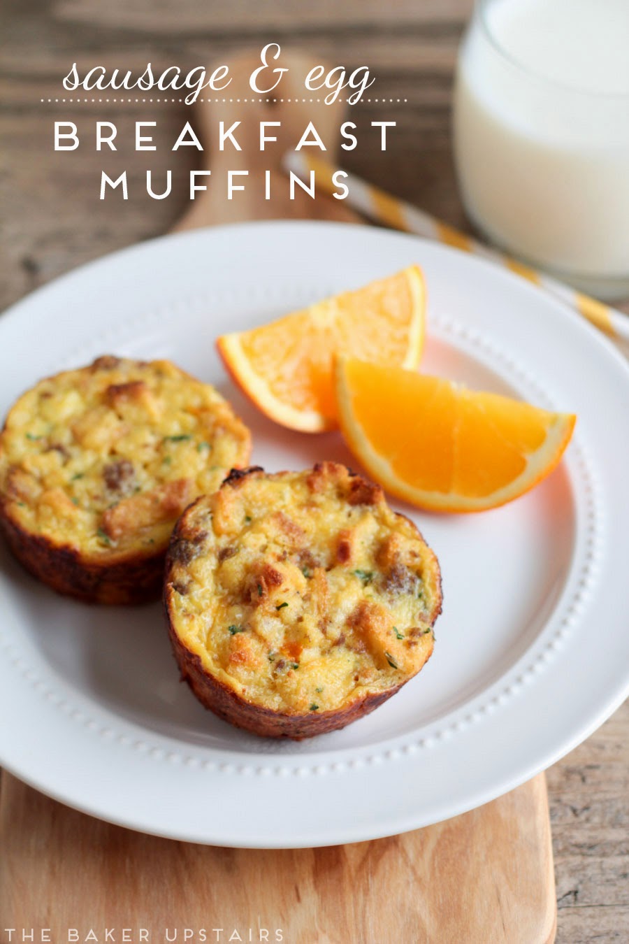 These sausage and egg breakfast muffins are so savory and delicious, and perfect for an easy on the go breakfast!