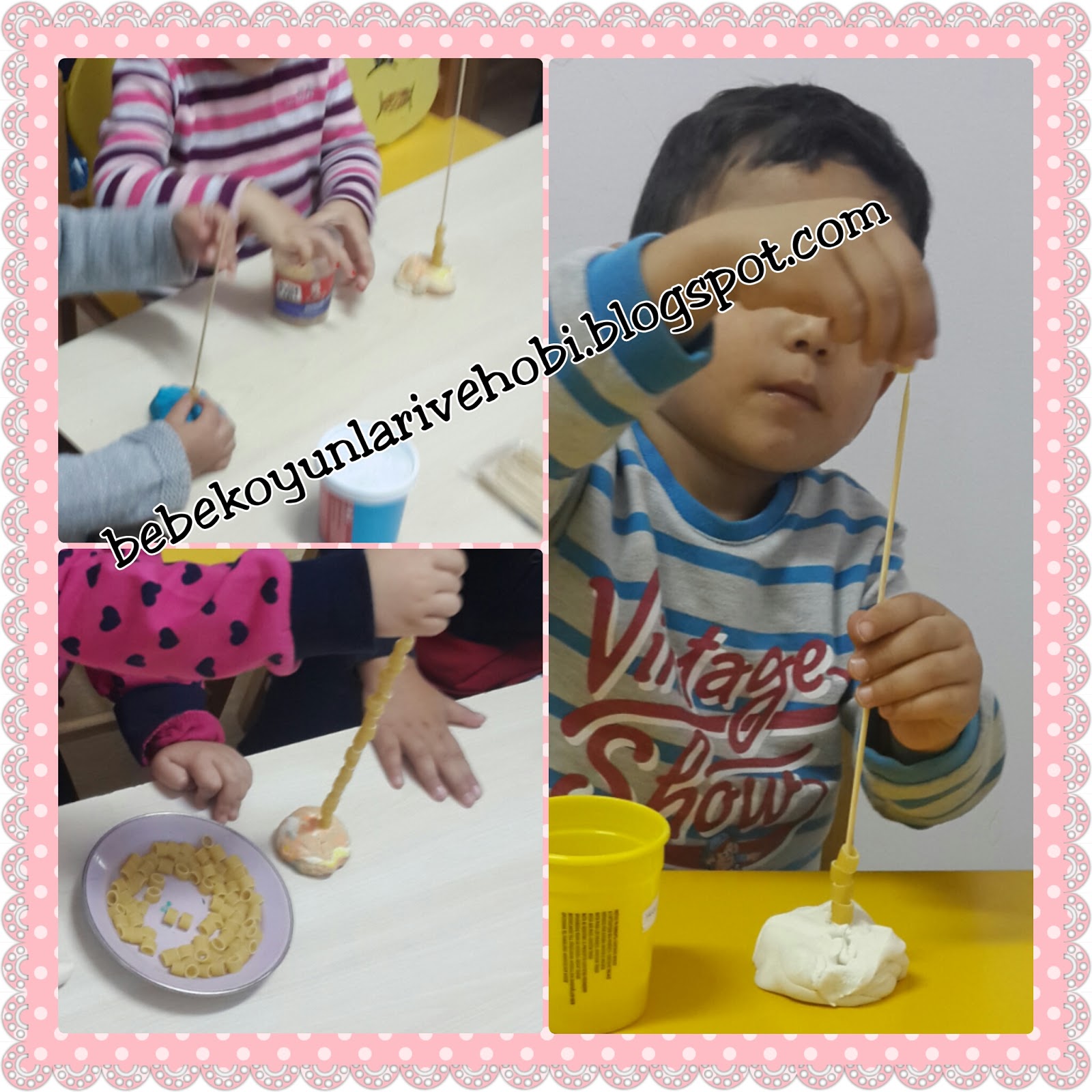 Elifce Bebek Oyunları ve Hobi oyun hamuru ile oynanabilecek oyunlar