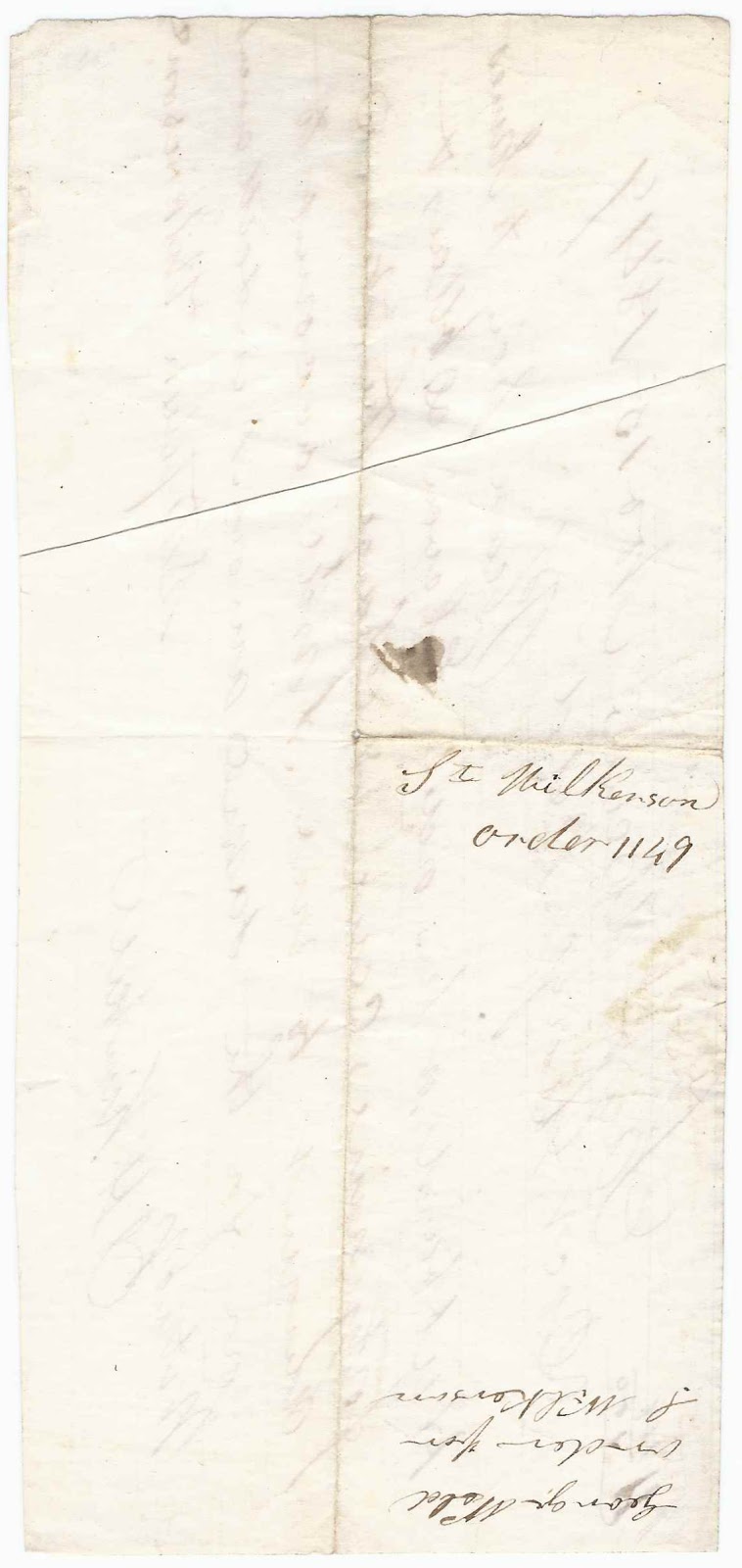 Heirlooms Reunited 1849 handwritten document, Sanford, Maine Dr