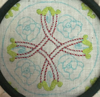 Whipped Back Stitch Outline