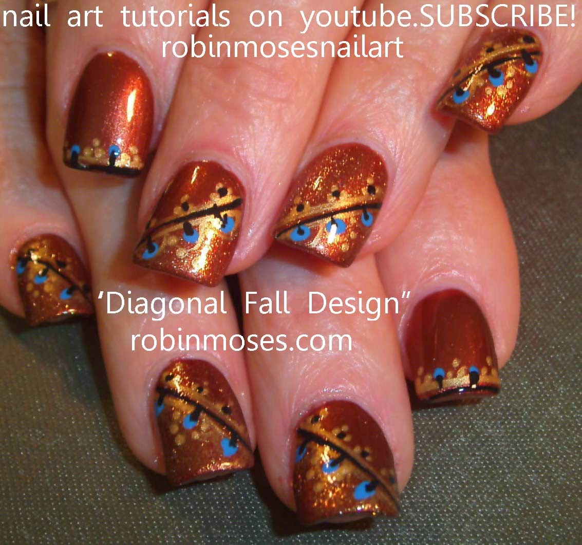 Robin Moses Nail Art: "fall nails" "easy fall nails" "easy ...
