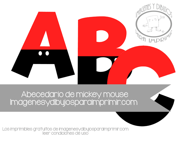 Abecedario Mickey Mouse Imagenes Y Dibujos Para Imprimir Coloreardibujo.com tiene una gran colección de dibujos para colorear que se clasifican por áreas temáticas y donde se pueden encontrar dibujos para imprimir de. abecedario mickey mouse imagenes y