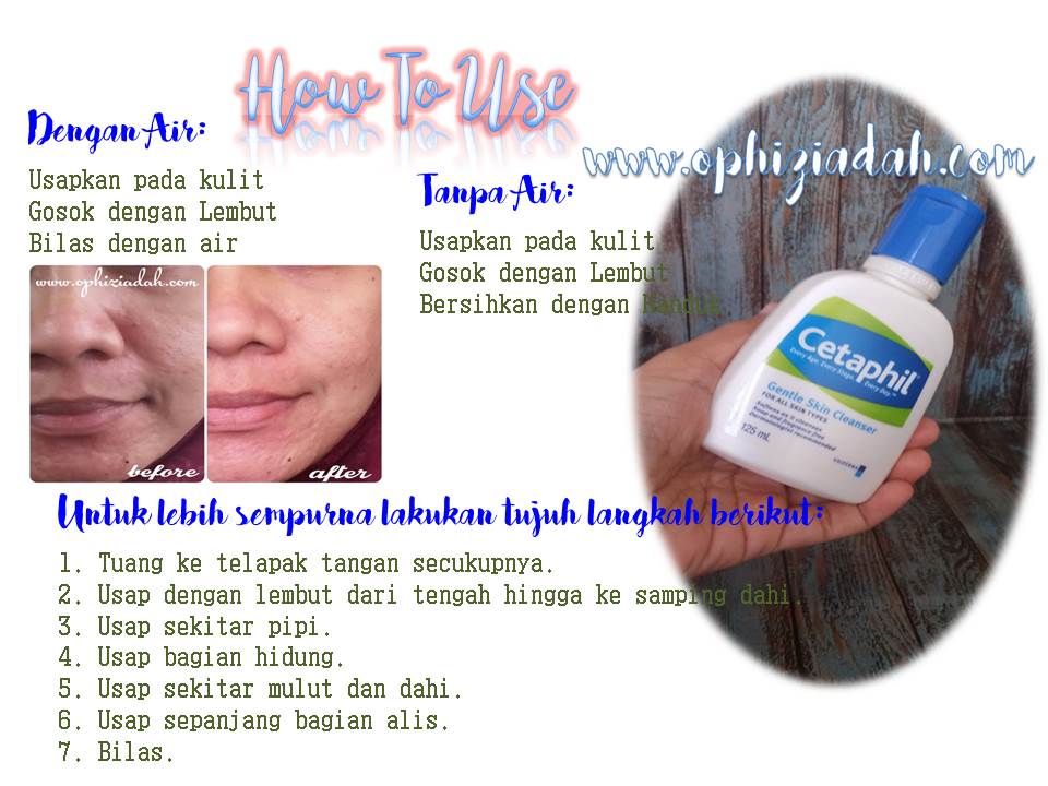 cara menggunakan cetaphil gentle skin cleanser