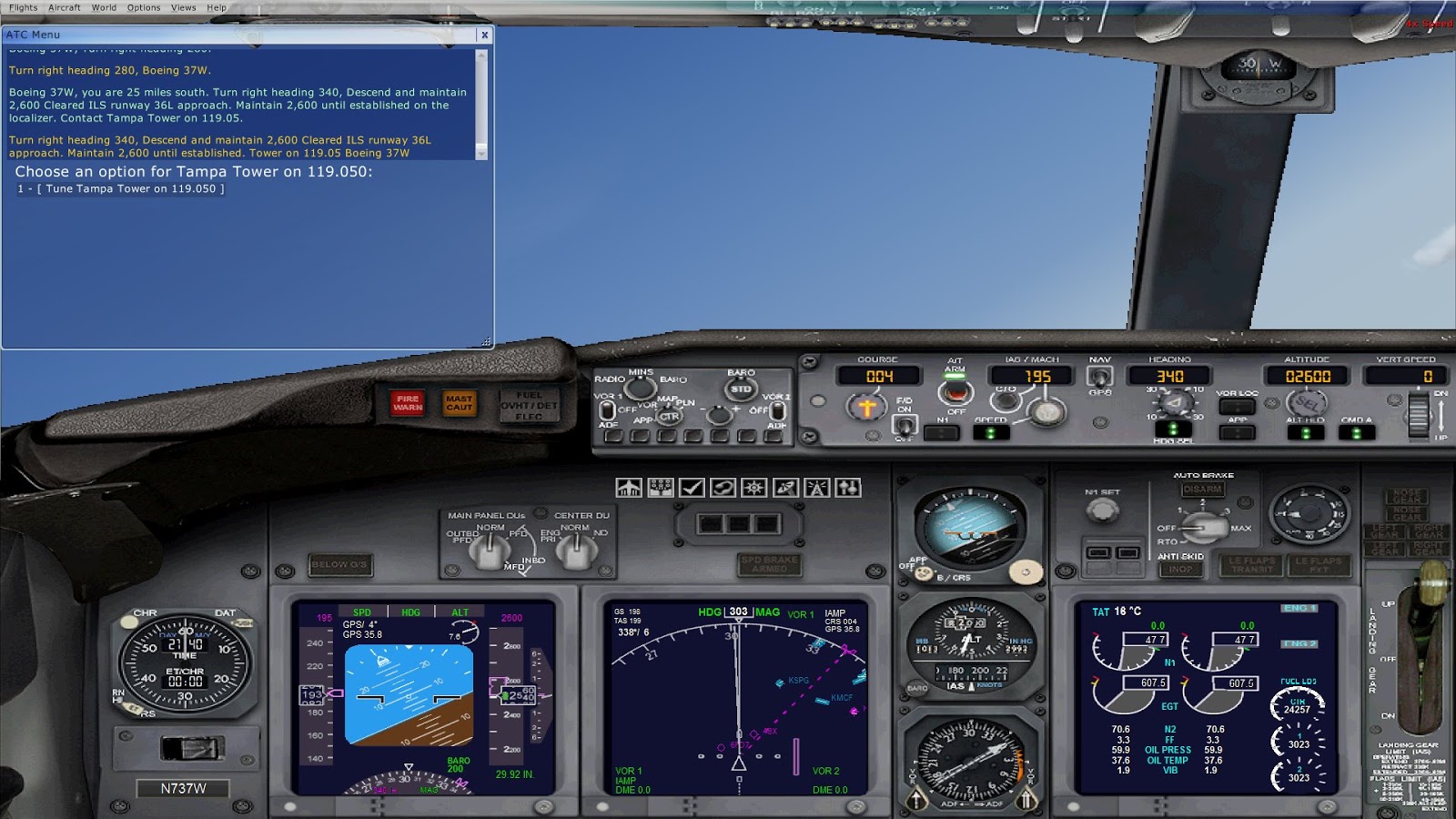 RangerX3X: MS FSX Boeing 737-800 IFR Flight Plan