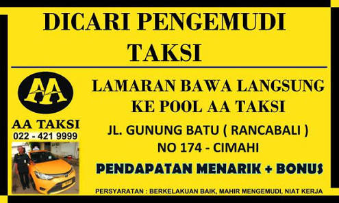 Lowongan Kerja Supir Bandung