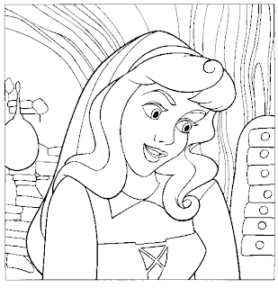 Learning for kids - coloring princess aurora - Free Coloring Pages ...