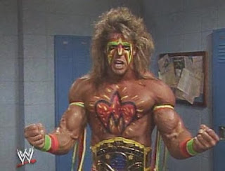 WWF / WWE - Wrestlemania 6: The Ultimate Warrior called the WWF Champion 'Hoke Hogan' in his reply promo