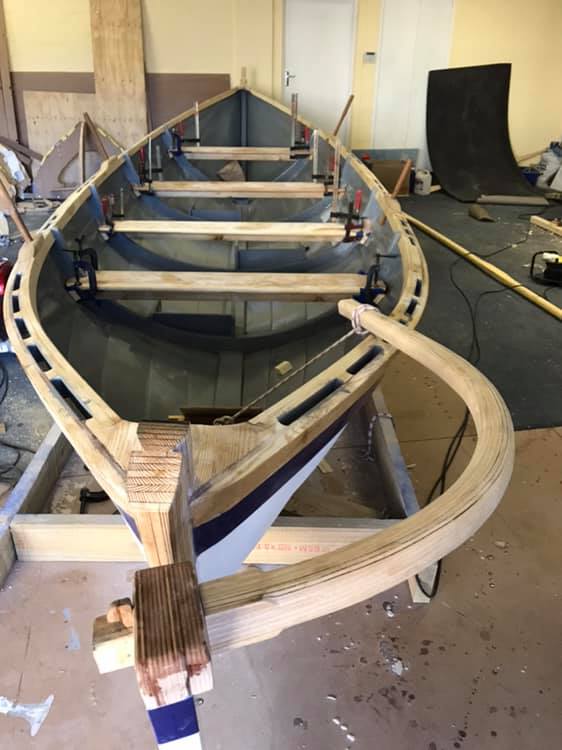 CKD Boats Roy Mc Bride Building our St Ayles Skiff kit in Hout Bay