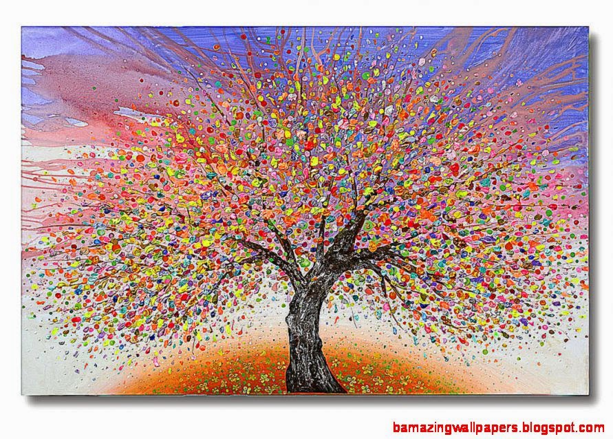 Abstract tree art by Julia Sadeh Buy art online