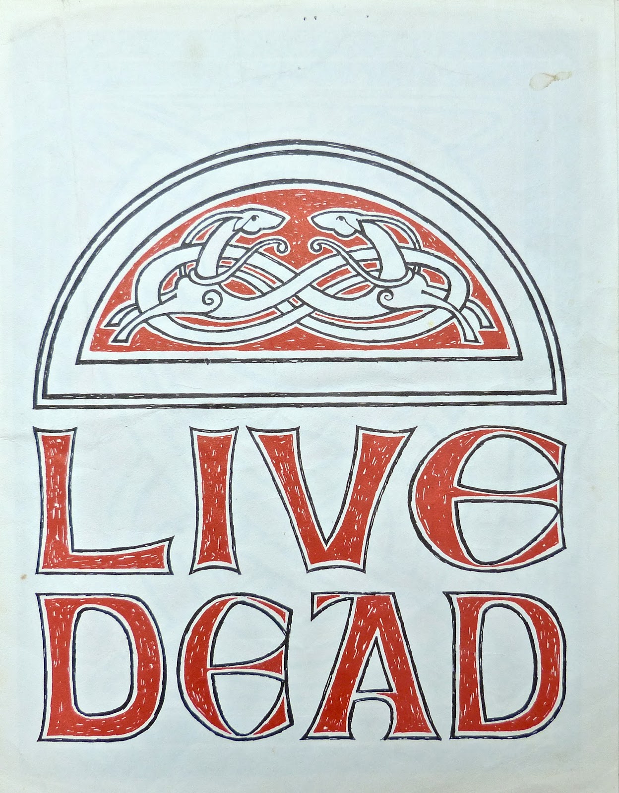 Rare inserts: THE GRATEFUL DEAD Live Dead