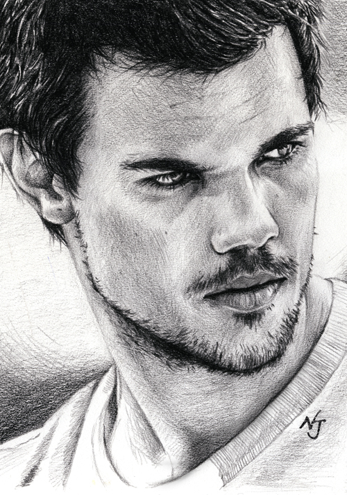 OFFICIAL TAYLOR LAUTNER FAN PAGE A Nice Pencil Drawing of Taylor by