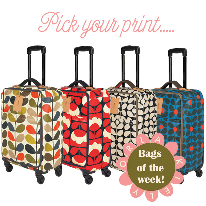 orla kiely suitcase