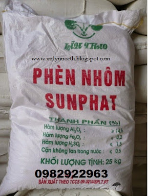 phèn nhôm sunphát tại thanh hóa