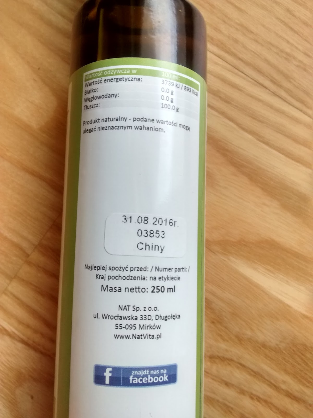 Świat według Bite'a: OLEJ Z WIESIOŁKA DLA PSA